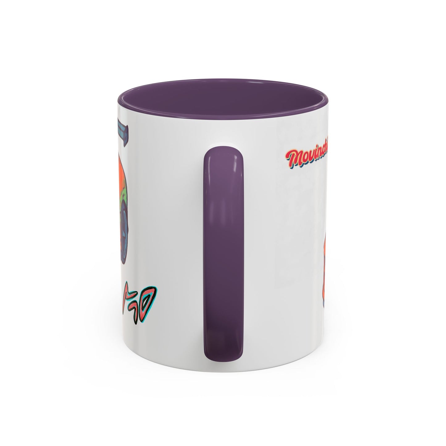 Racing Supra Accent Coffee Mug (11/15oz) — Orange Drift Car Design