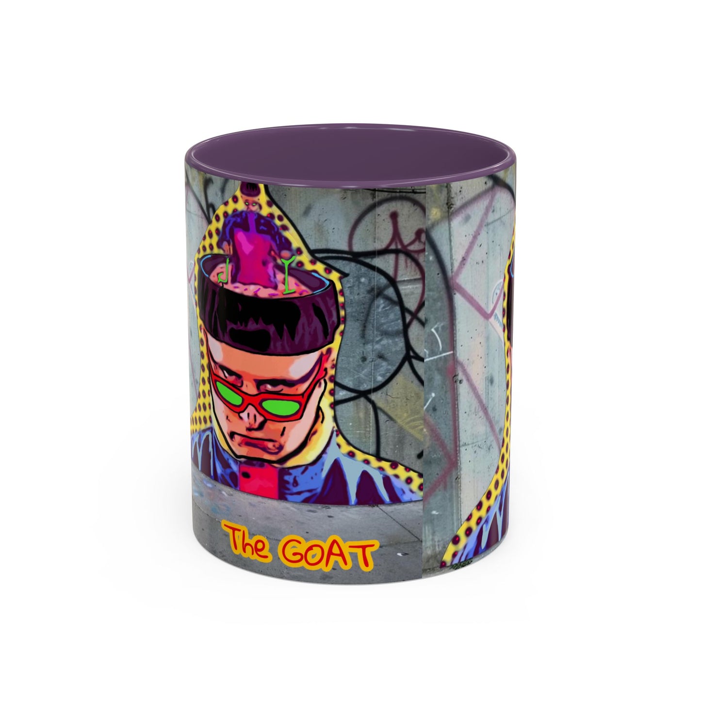 OLIVER TREE "the GOAT". Graphic Coffee Mug – Pop Art Streetwear Design (11/15oz)