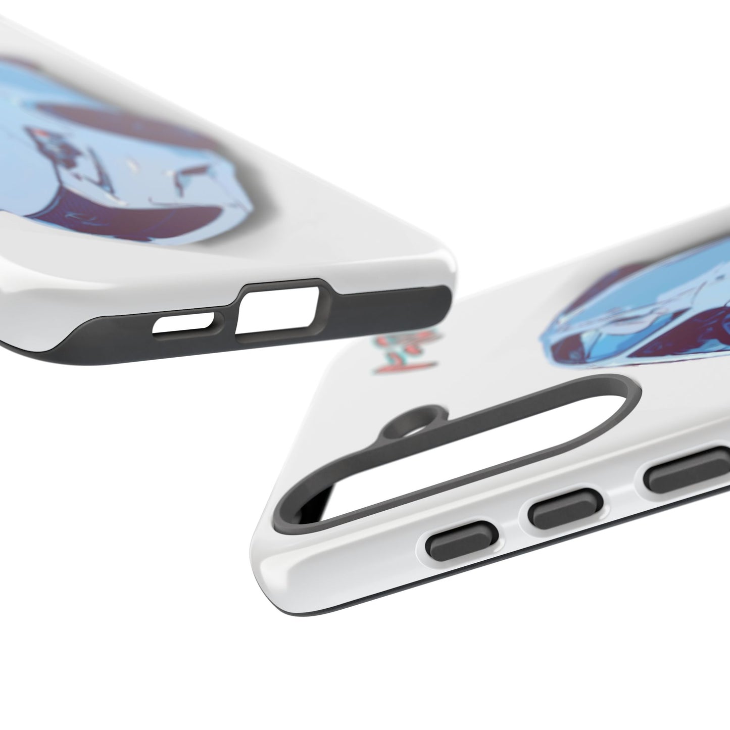 Melvin White Sports Car Phone Case - Retro Pop Art Supercar Protective Tough Case