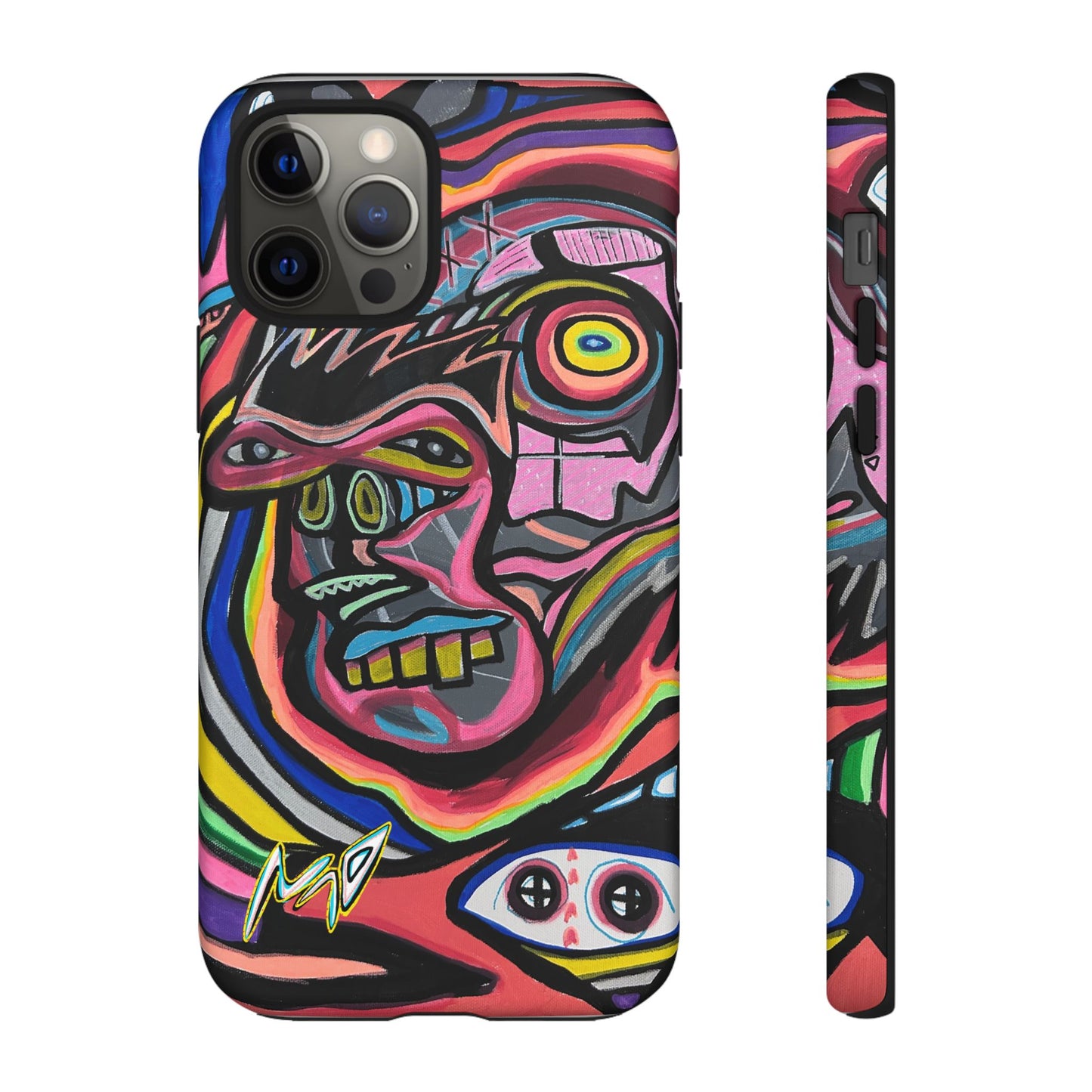 CRAZY Graffiti Phone Case — Colorful Street Art Protective Cover