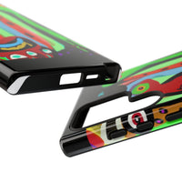 CRAZY.   Tribal Face Phone Case — Colorful Modern Art iPhone Cover