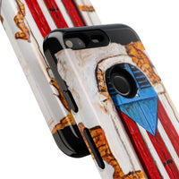 Puerto Rican Flag Phone Case - Rustic Coquí Door Design Tough Case