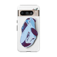 Melvin White Sports Car Phone Case - Retro Pop Art Supercar Protective Tough Case