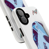 Melvin White Sports Car Phone Case - Retro Pop Art Supercar Protective Tough Case