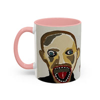3 amigos Creepy Masked Faces Accent Coffee Mug – Horror Art 11/15oz