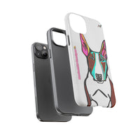 MR Bull Terrier Phone Case — Colorful Pop Art Tough Cases for Dog Lovers