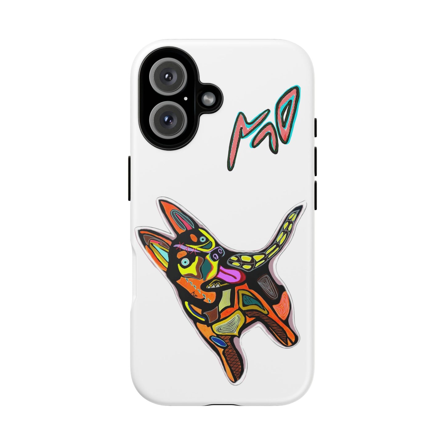 HUSKY  Colorful Abstract Dog Phone Case — 'MAD' Signature Protective Case