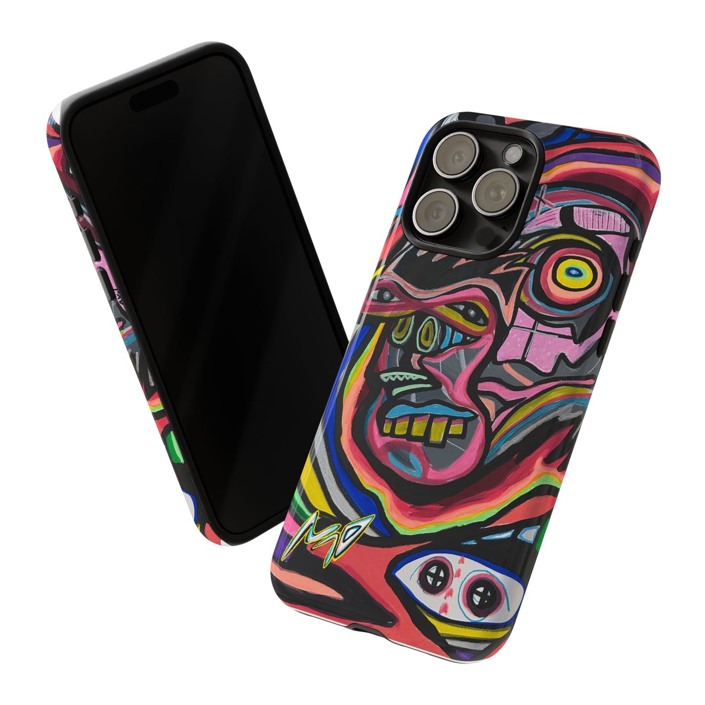 CRAZY Graffiti Phone Case — Colorful Street Art Protective Cover