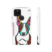 MR Bull Terrier Phone Case — Colorful Pop Art Tough Cases for Dog Lovers