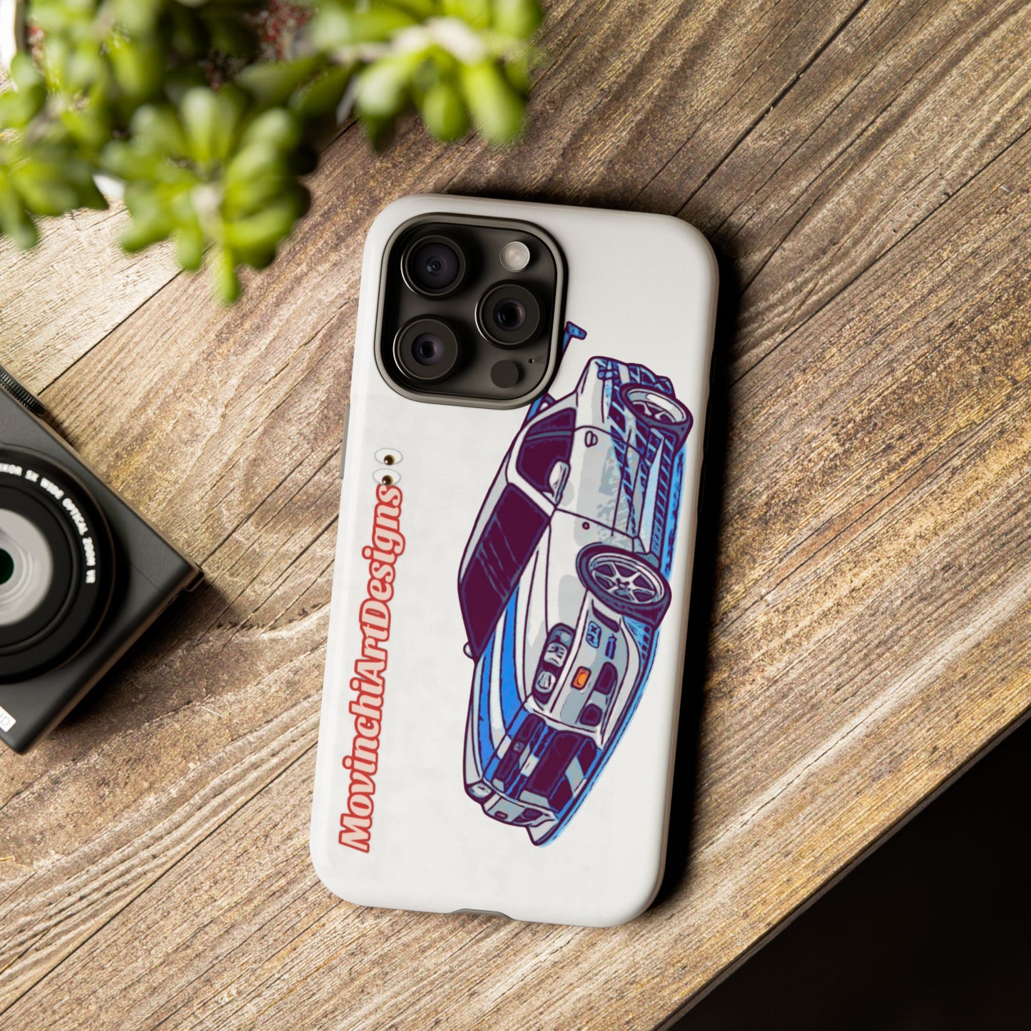 Retro Skyline r34 Phone Case — Vintage Sports Car Graphic