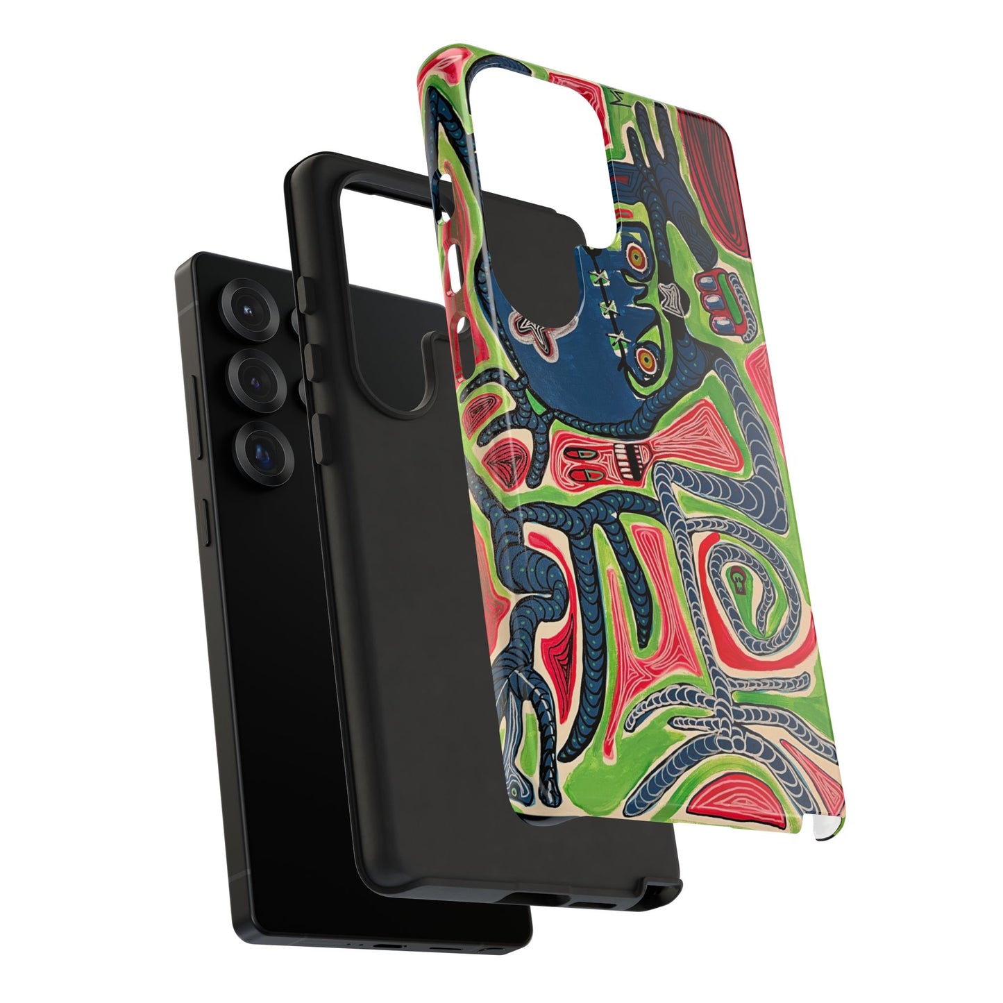 Abstract AFTERLIFE Phone Case — Bold Psychedelic Music Art