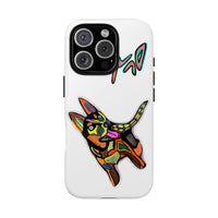 HUSKY  Colorful Abstract Dog Phone Case — 'MAD' Signature Protective Case