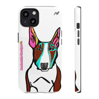 MR Bull Terrier Phone Case — Colorful Pop Art Tough Cases for Dog Lovers