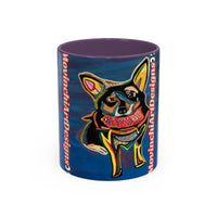 Chihuahua Art Coffee Mug – Colorful Pop‑Art Dog Accent Mug (11/15 oz)