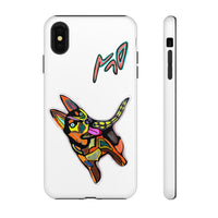 HUSKY  Colorful Abstract Dog Phone Case — 'MAD' Signature Protective Case