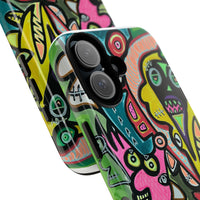 CONCERT  Abstract Graffiti Phone Case — Colorful Street Art Tough Cases