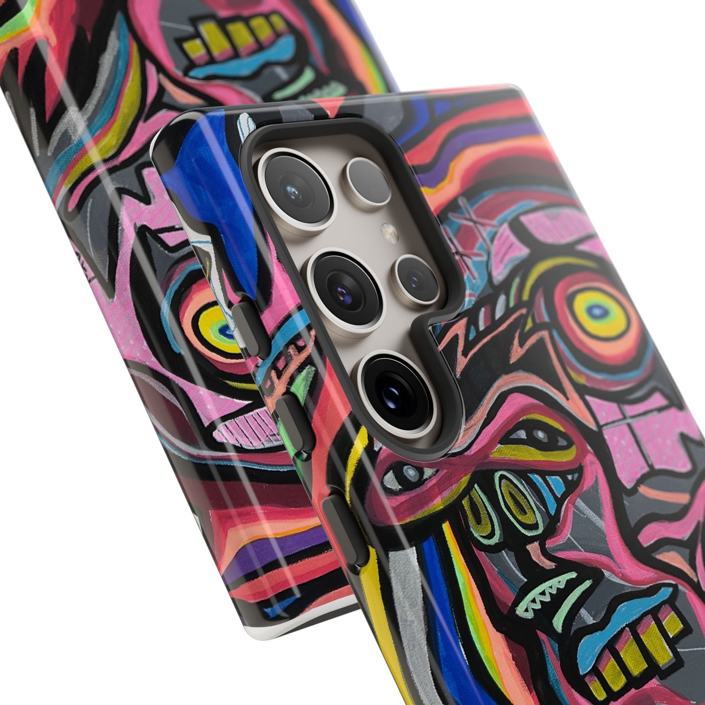 CRAZY Graffiti Phone Case — Colorful Street Art Protective Cover