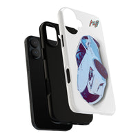 Melvin White Sports Car Phone Case - Retro Pop Art Supercar Protective Tough Case