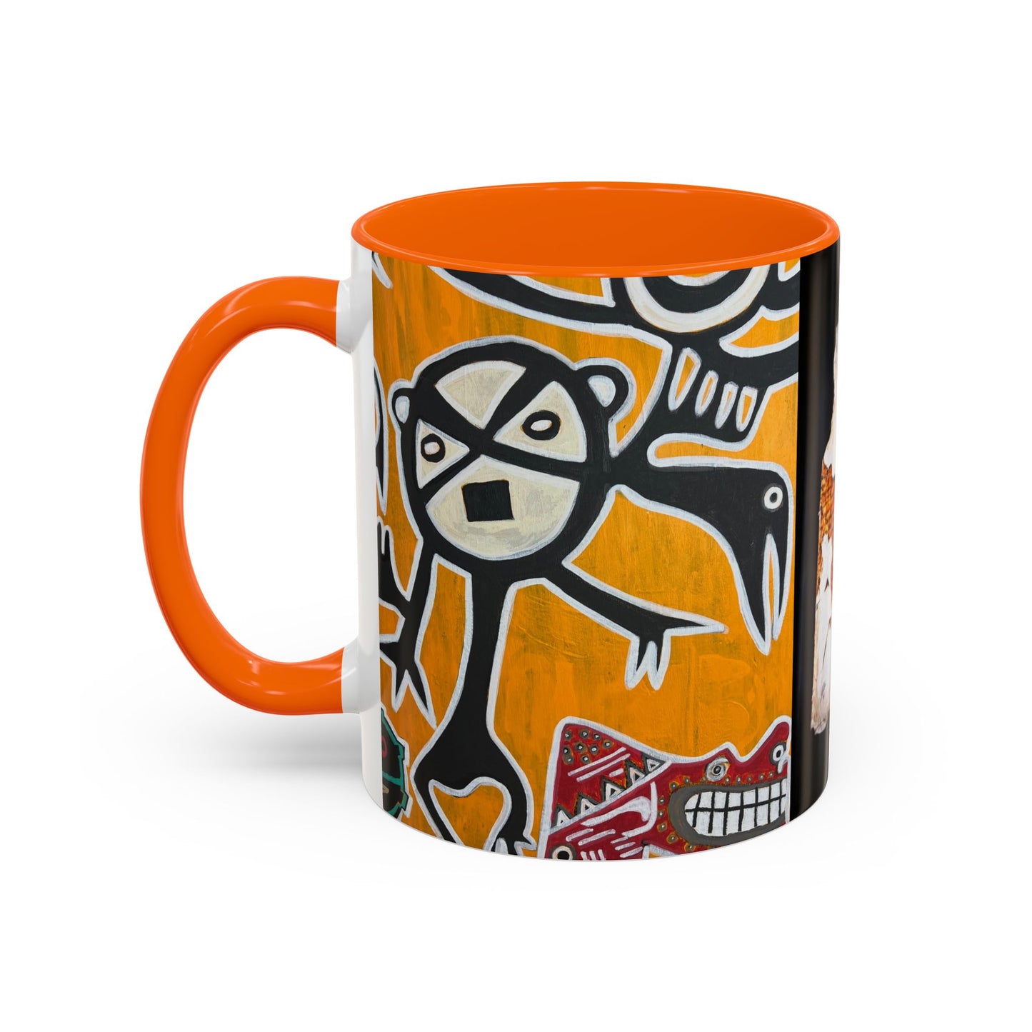 Puerto Rico Flag Coffee Mug — Rustic Street Art Accent Mug (11/15 oz)
