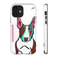 MR Bull Terrier Phone Case — Colorful Pop Art Tough Cases for Dog Lovers