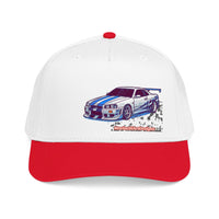Racing Skyline Embroidered Cap — Vintage GT Sports Car Hat