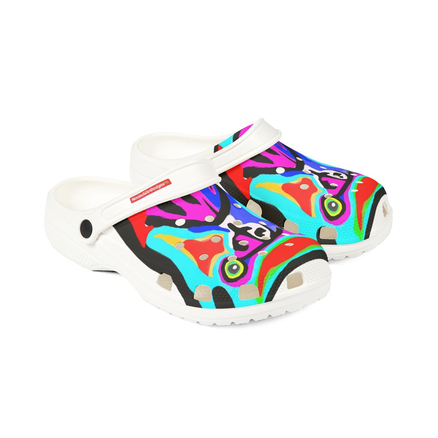 MONET2.0  Colorful Abstract Art EVA Clogs — Vibrant Summer Slip-On Shoes