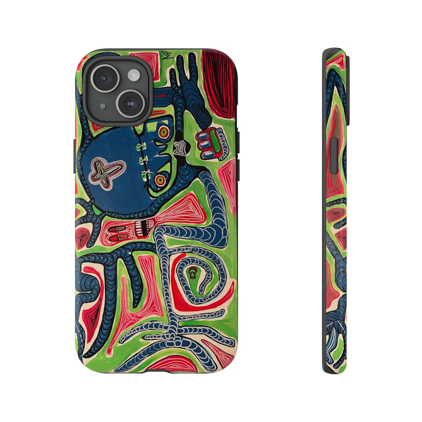 Abstract AFTERLIFE Phone Case — Bold Psychedelic Music Art