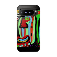 CRAZY.   Tribal Face Phone Case — Colorful Modern Art iPhone Cover