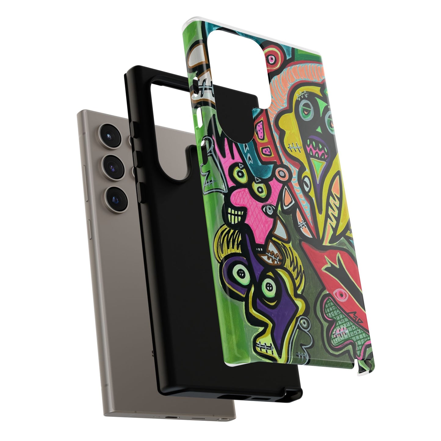 CONCERT  Abstract Graffiti Phone Case — Colorful Street Art Tough Cases