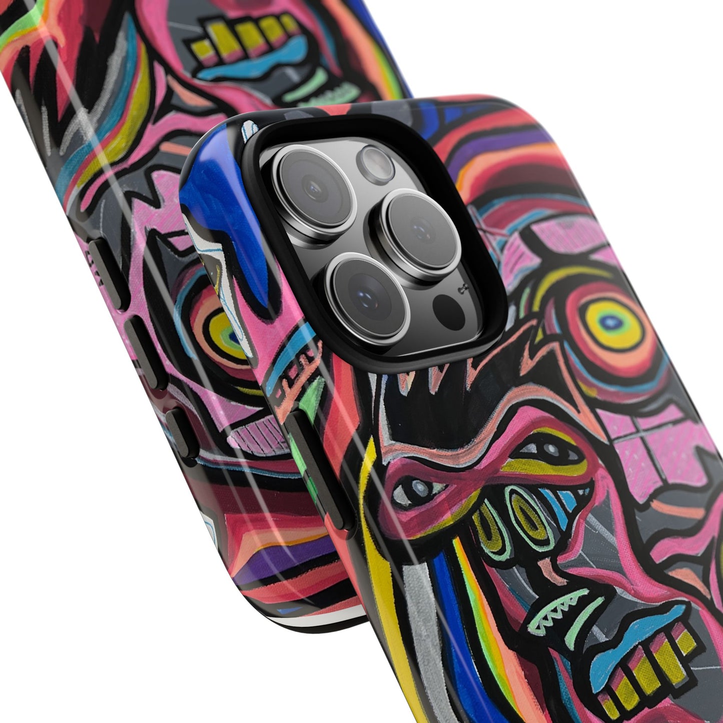 CRAZY Graffiti Phone Case — Colorful Street Art Protective Cover