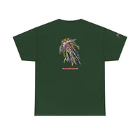 Graphic Tee — Colorful CRAZY TUNA  Illustration Back Print Tee