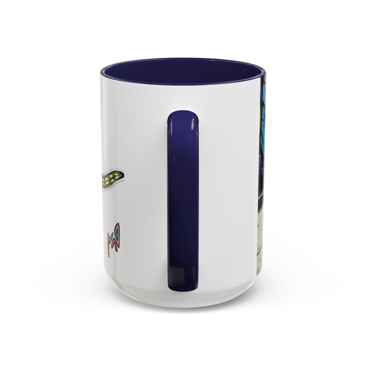Colorful Pop Art Dog Accent Coffee Mug — Vibrant French Bulldog Design (11/15 oz)