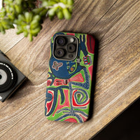 Abstract AFTERLIFE Phone Case — Bold Psychedelic Music Art