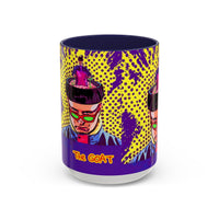 OLIVER TREE"The GOAT" Pop Art Coffee Mug – Colorful Retro Graphic Accent Mug (11/15oz)