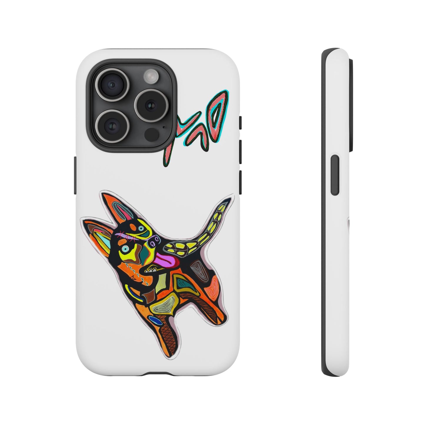 HUSKY  Colorful Abstract Dog Phone Case — 'MAD' Signature Protective Case