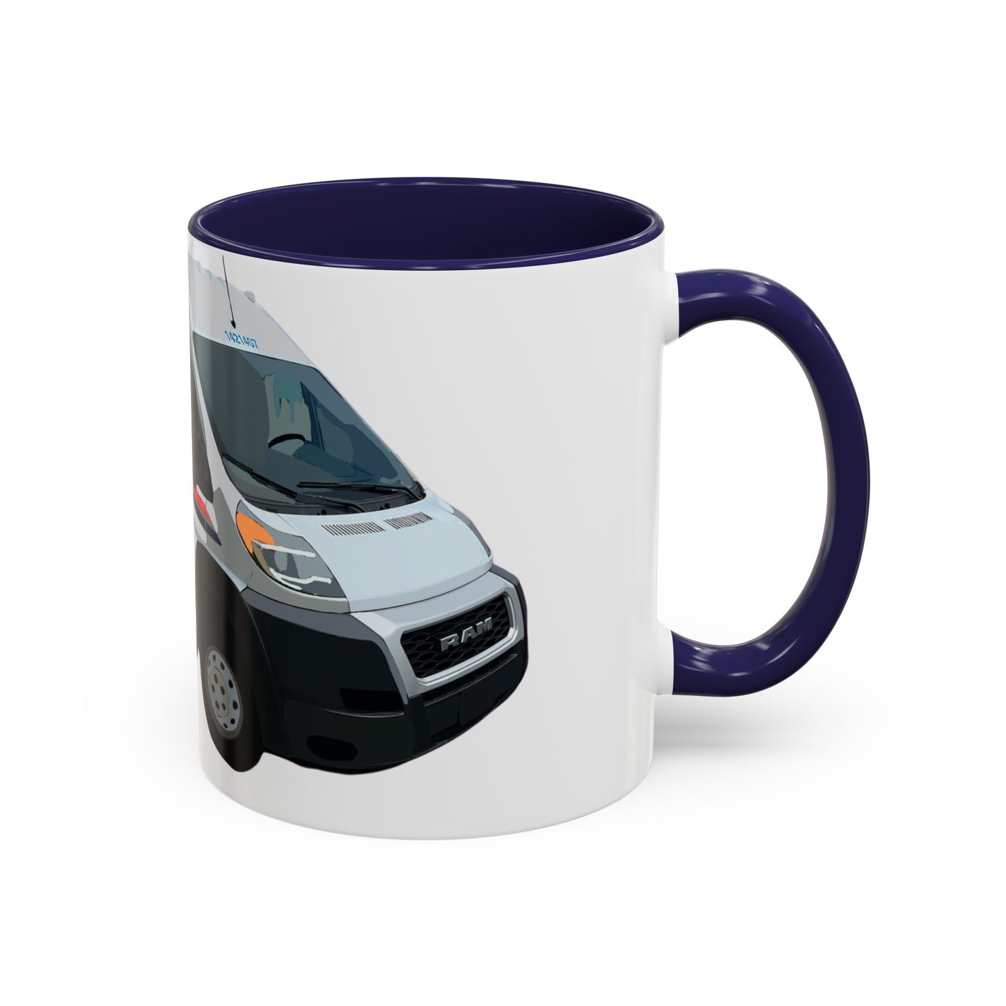 PROMASTER.  Coffee Mug — Postal Delivery Van Illustration