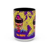 OLIVER TREE"The GOAT" Pop Art Coffee Mug – Colorful Retro Graphic Accent Mug (11/15oz)