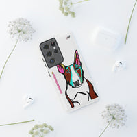 MR Bull Terrier Phone Case — Colorful Pop Art Tough Cases for Dog Lovers