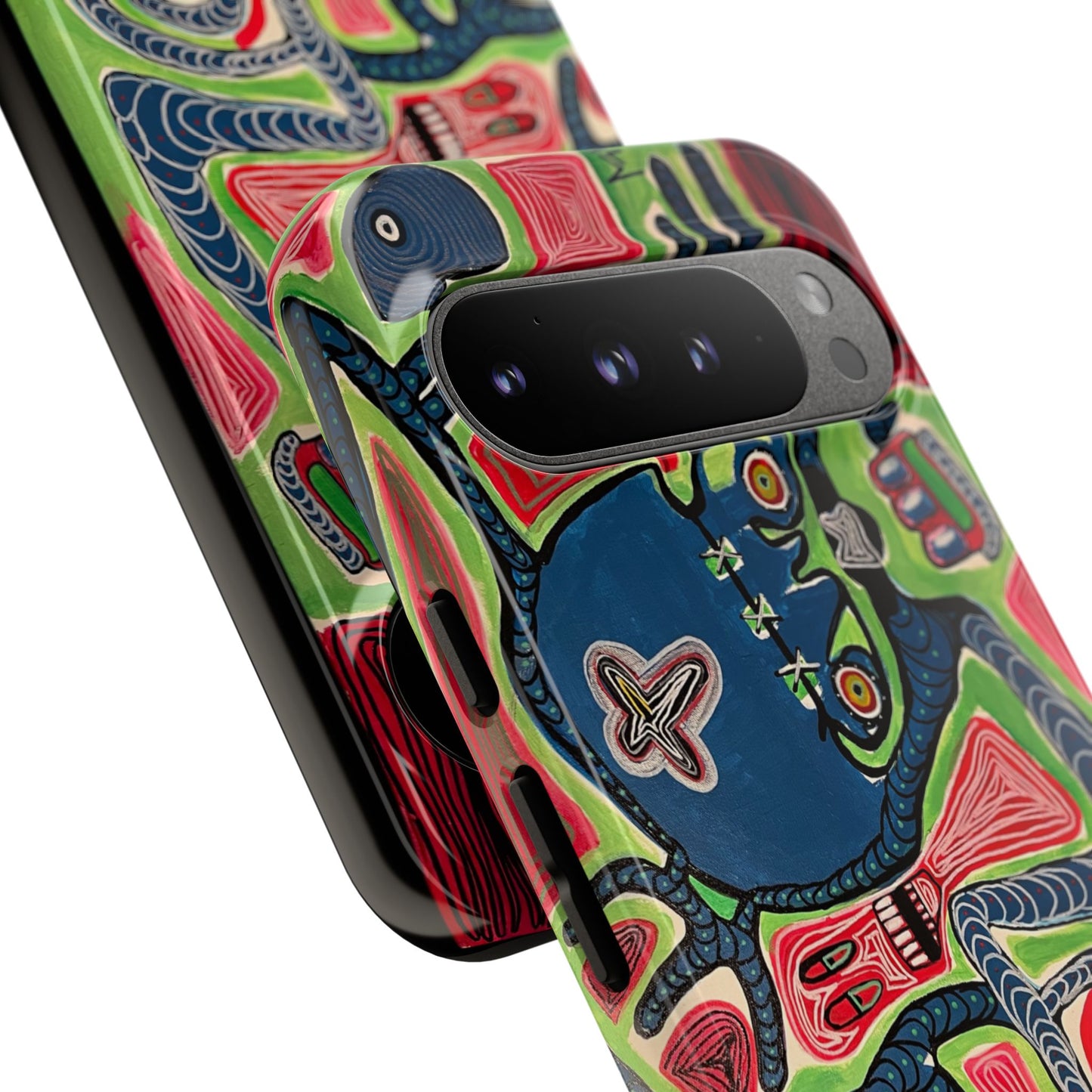 Abstract AFTERLIFE Phone Case — Bold Psychedelic Music Art