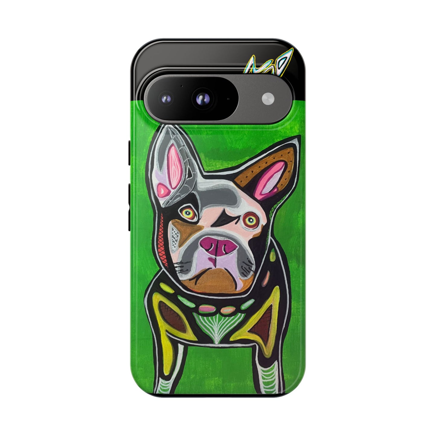 FRENCHIE  Art Phone Case – Colorful Pop Dog iPhone Cover