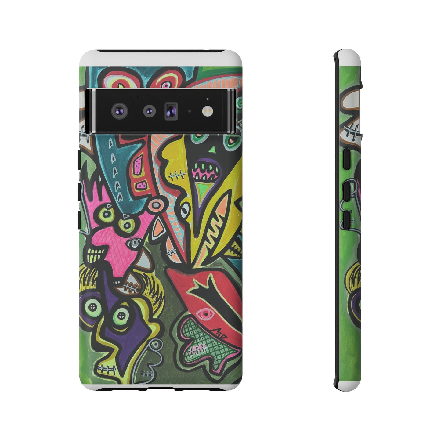 CONCERT  Abstract Graffiti Phone Case — Colorful Street Art Tough Cases