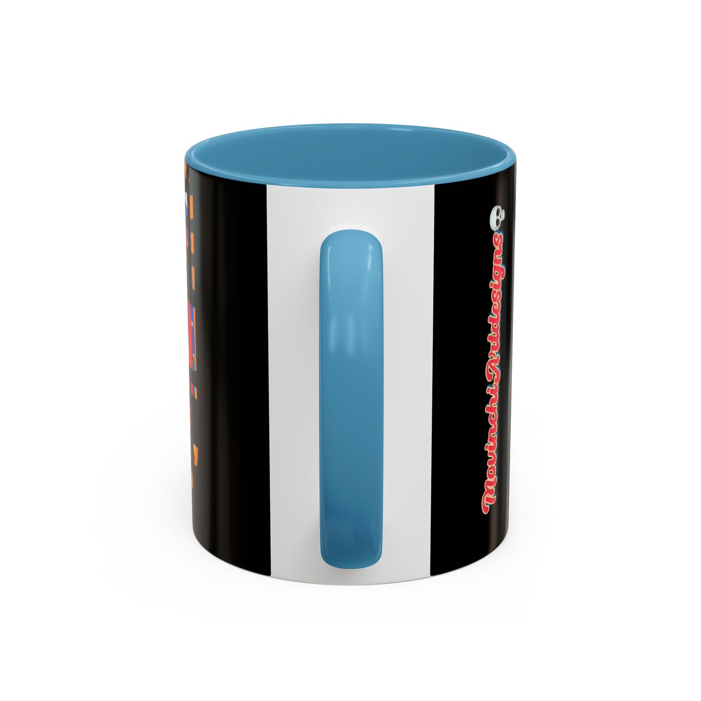 Coffee Mug — Colorful Abstract Cross Accent Ceramic Mug (11/15 oz)