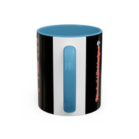 Coffee Mug — Colorful Abstract Cross Accent Ceramic Mug (11/15 oz)