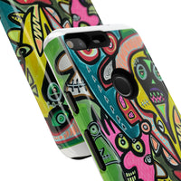 CONCERT  Abstract Graffiti Phone Case — Colorful Street Art Tough Cases
