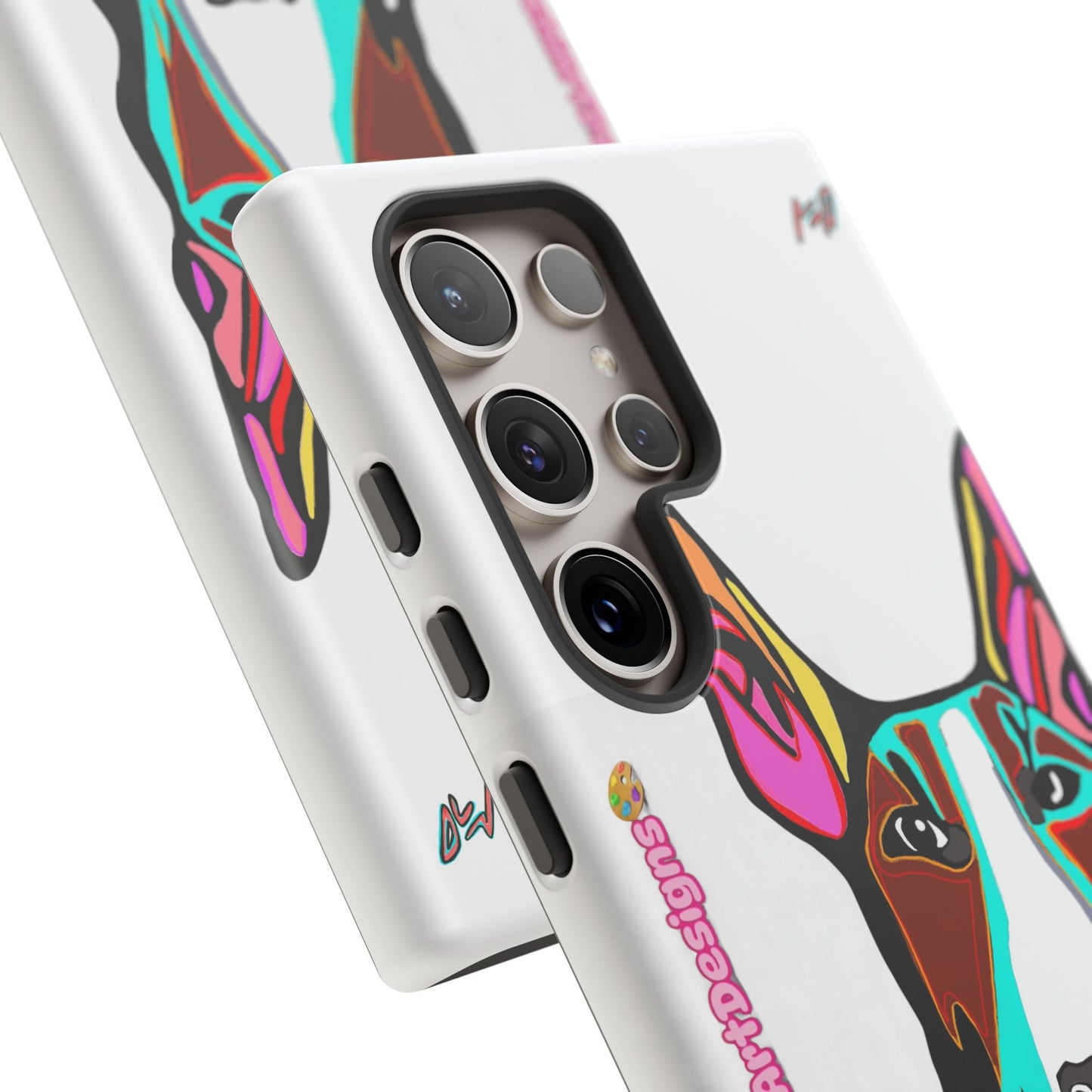 MR Bull Terrier Phone Case — Colorful Pop Art Tough Cases for Dog Lovers