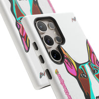 MR Bull Terrier Phone Case — Colorful Pop Art Tough Cases for Dog Lovers