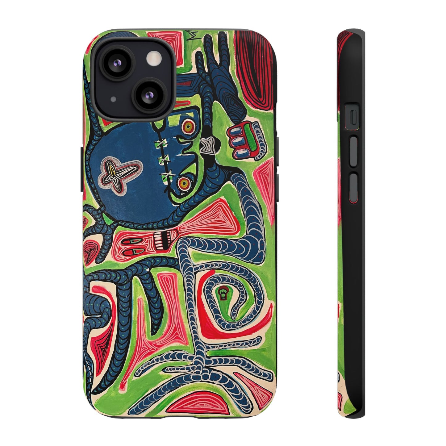 Abstract AFTERLIFE Phone Case — Bold Psychedelic Music Art