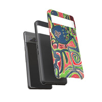 Abstract AFTERLIFE Phone Case — Bold Psychedelic Music Art