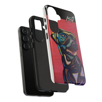 Colorful Pit LABRADOR Tough Phone Case — Vibrant Pop Art Dog Design