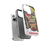 KUNTA.  Abstract Tribal Skull Phone Case — Colorful Street Art Protective Cover